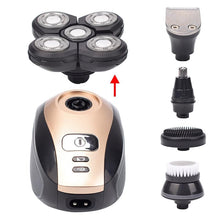 Load image into Gallery viewer, SuperShaver Men’s 5-in-1 Electric Shaver & Grooming Kit - Rechargeable 5 Razor Bald Head Shaving Machine Beard Trimmer