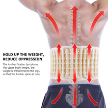 Load image into Gallery viewer, BackBelt Traction & Decompression therapy belt - Brace Support Care Relief Waist Backache Heat Pain Massager Bone Health Care