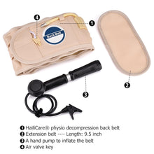 Load image into Gallery viewer, BackBelt Traction & Decompression therapy belt - Brace Support Care Relief Waist Backache Heat Pain Massager Bone Health Care